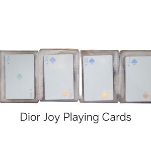 Dior Joy Playing Card New In Plastic Sleeve - J Spades